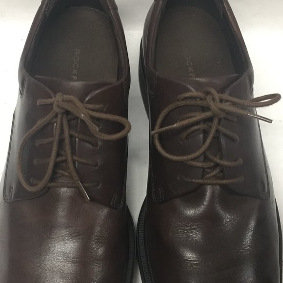 Men Rockport Oxford Shoes Brown Lace Up Casual Or Dress 10.5 D M Medium APM2031C - Picture 13 of 16